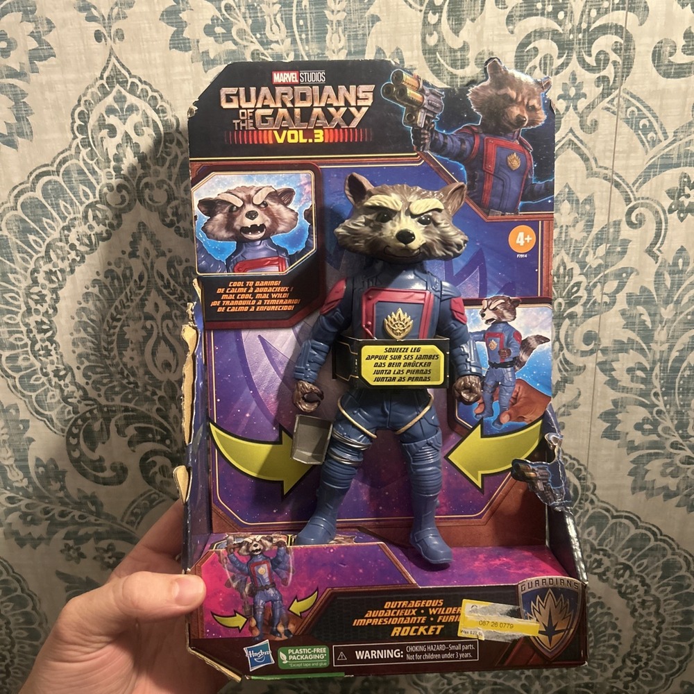 Marvel‎ Studios Guardians of The Galaxy  Volume 3 Rocket Action Figure NEW